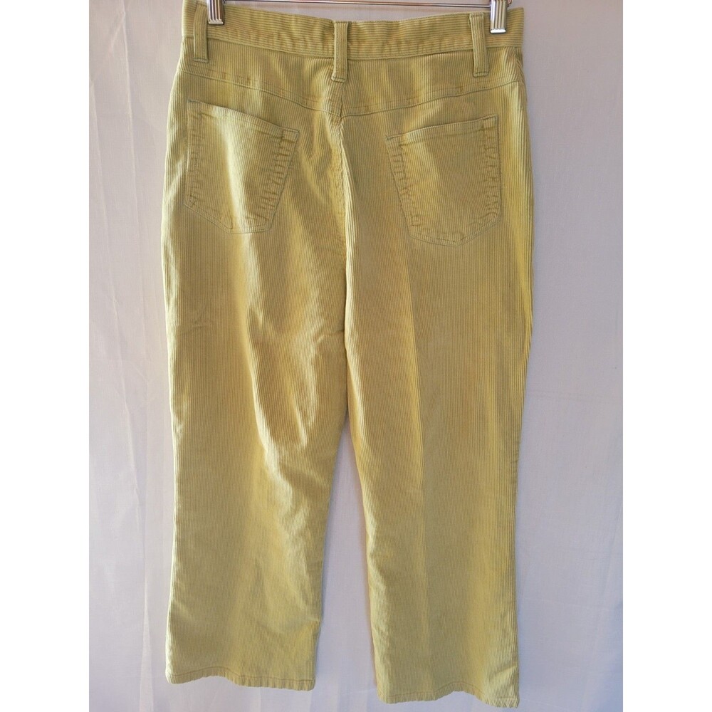 Chadwicks Straight Leg Stretch Cotton Corduroy Pants 12 Petite Powder Green - Picture 3 of 9